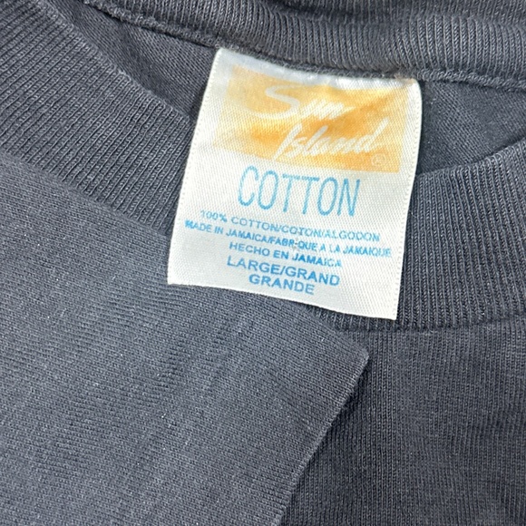 Vintage 90s Bob Marley African Country Flags Single Stitch T Shirt Mens Large - Picture 8 of 9